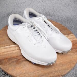 Under Armour Charged Breathe 2 Womens Golf Shoes Size 10 White Leather Spikeless